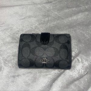 Black coach wallet